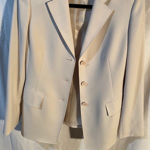 Anne Klein cream blazer 4P